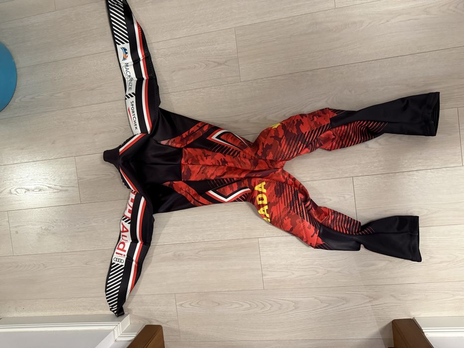 Costum Schi Competiție Helly Hansen Team Canada - NOU - Mărime L - FIS Approved