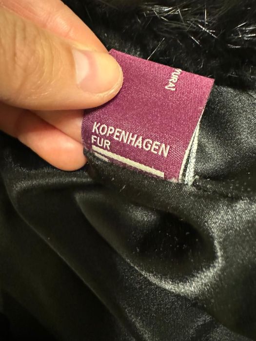 Шуба норковая в чёрном цвете