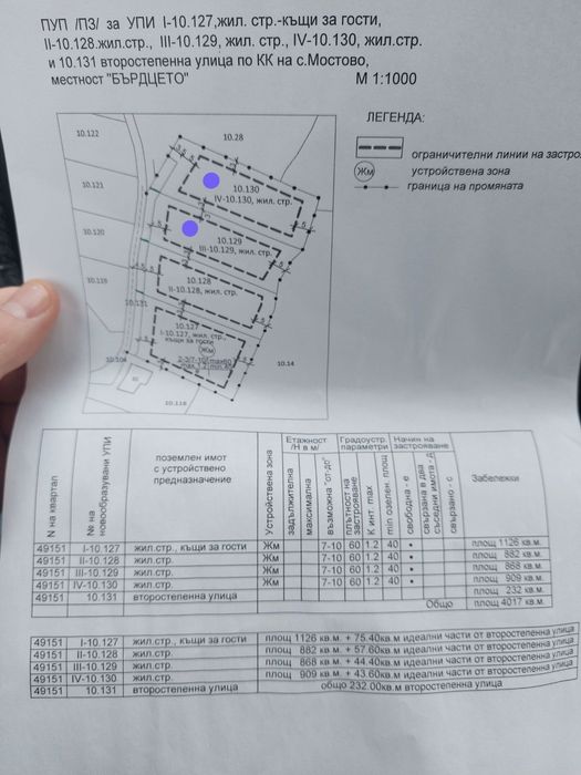 Продава се Парцел в с. Мостово, Област Пловдив - 909 кв.м за 51 €/кв.м - Снимка #8