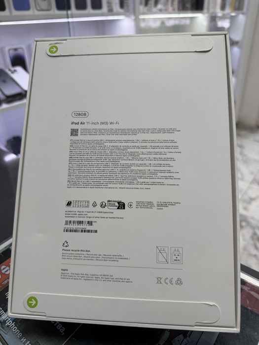 Ipad Air 11- Inch M3 Wifi 128Gb Space Grey *Запечатан*