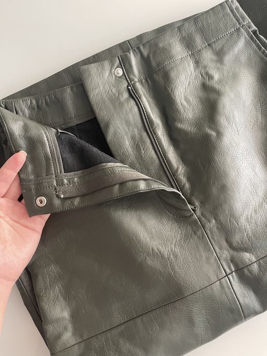 Юбка кожанная