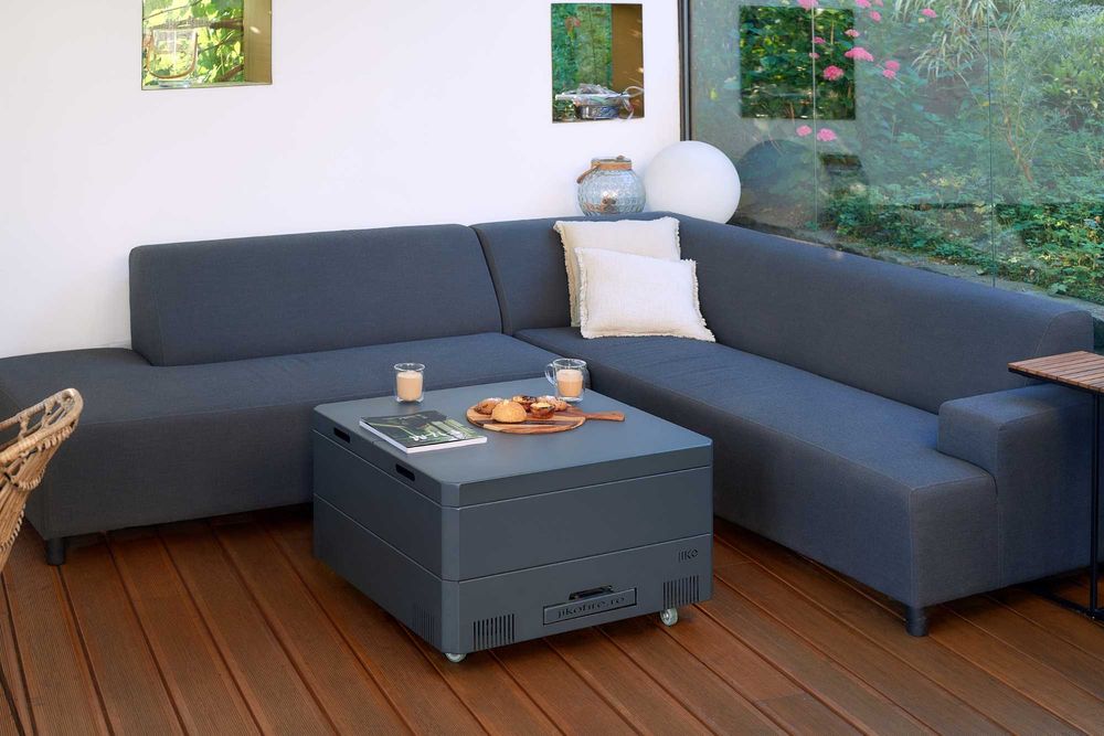 Masa de cafea/firepit smokeless/semineu de terasa