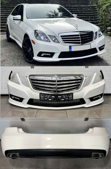 AMG пакет за Мерцедес w212 е класа предна задна броня прагове