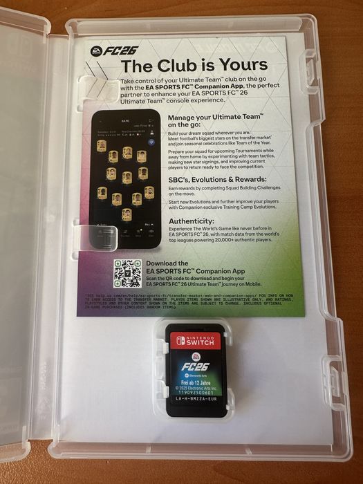 Nintedo Switch игра FC FIFA 2026