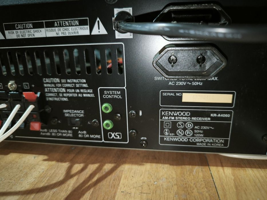 Ресийвър Kenwood KR A4060 с тонколони Yamaha