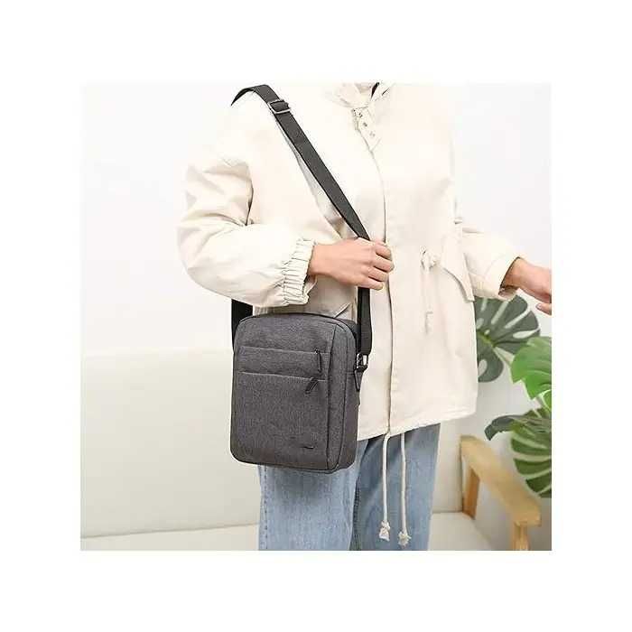 Geanta umar tip crossbody, practica, moderna, negru, gri sau albastru