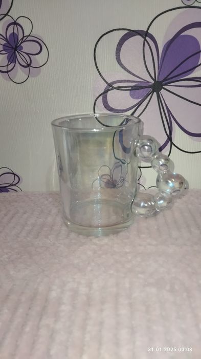 Кружка стеклянная