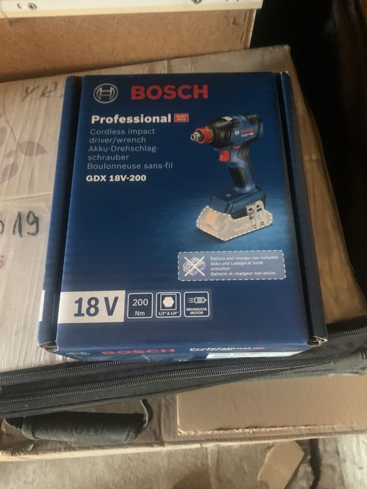 Bosch GDX-200 двоен винтоверт БЕЗЧЕТКОВ