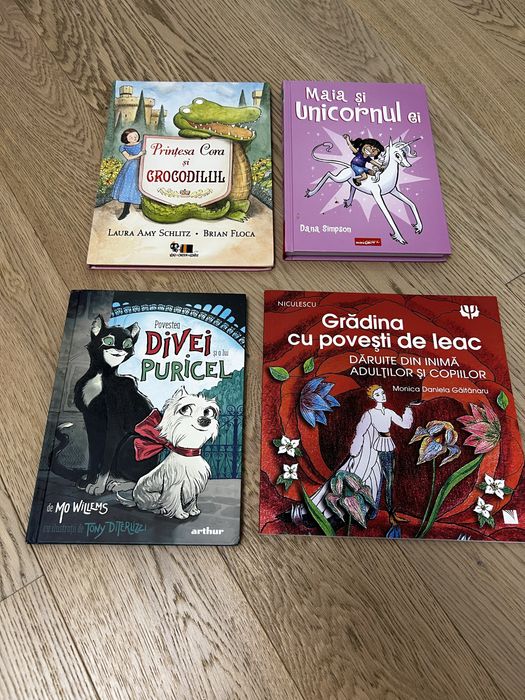 Carti pentru copii: Maia si unicornul, Povestea Divei si a lui Puricel