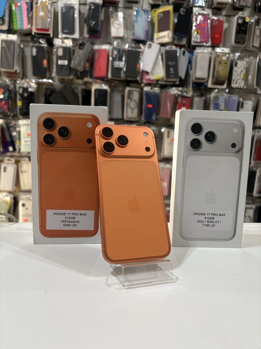iSellStore Valcea: iPhone 17 Pro Max 512GB / Nou !! / SIGILAT !