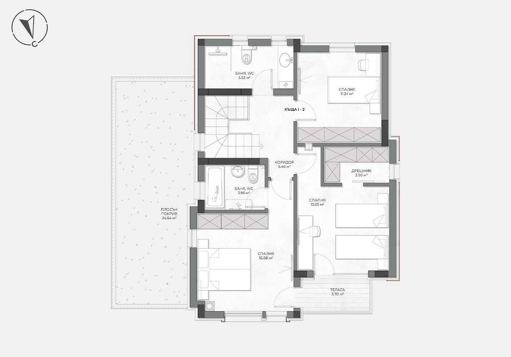 Дава се под наем Къща в с. Марково, Област Пловдив - 200 кв.м за 2000 € - Снимка #14