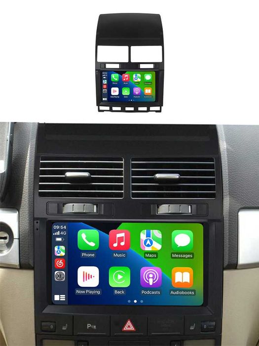 Navigatie Android 14 VW TOUAREG 2004-2010 Waze YouTube CarPlay CAMERA