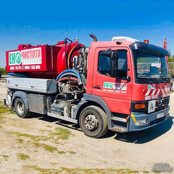 Почистване на септични ями. Oтпушване на канали, шахти.