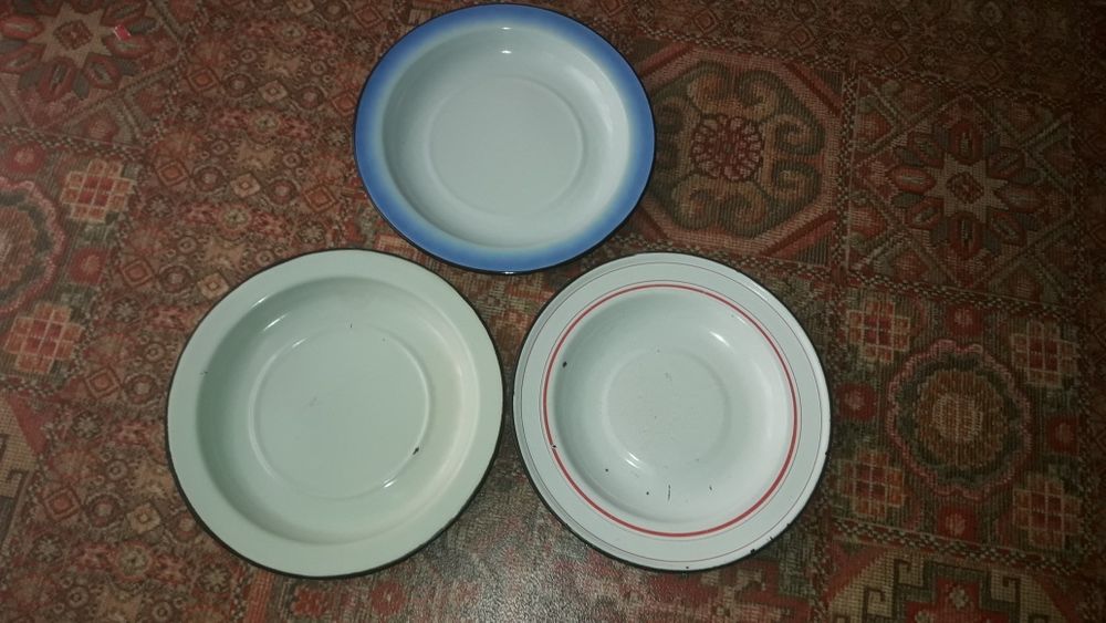 Блюдо эмалированное - табак