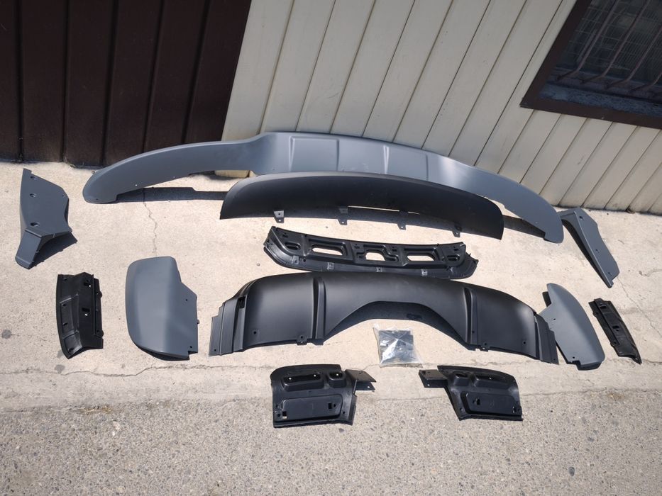 Губа диффузор BMW X5 E70 LCI рестайлинг