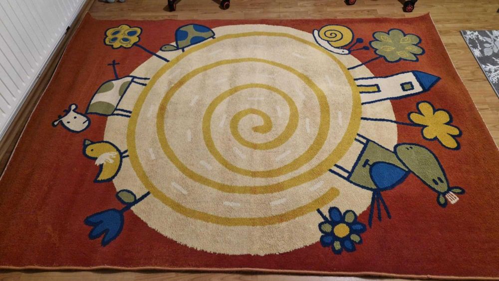 Covor camera copilului