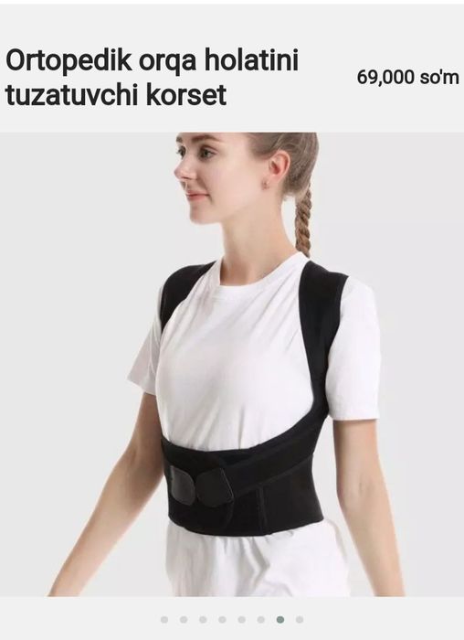 Ortopedik orqa holatini tuzatuvchi korset