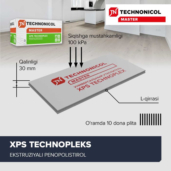 XPS TECHNOPLEX Ekstruzion penopolistirol