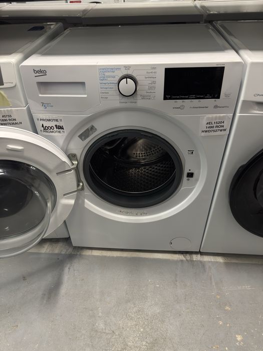 !! PROMOTIE!! Mașină de spălat rufe cu uscător Beko HWD7527WW