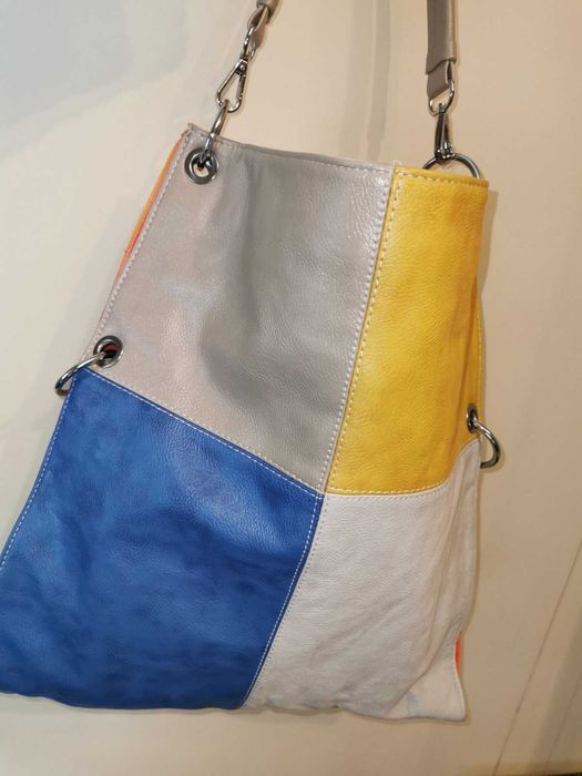 ЕСТЕСТВЕНА кожа чанта размер 35 / 29 см