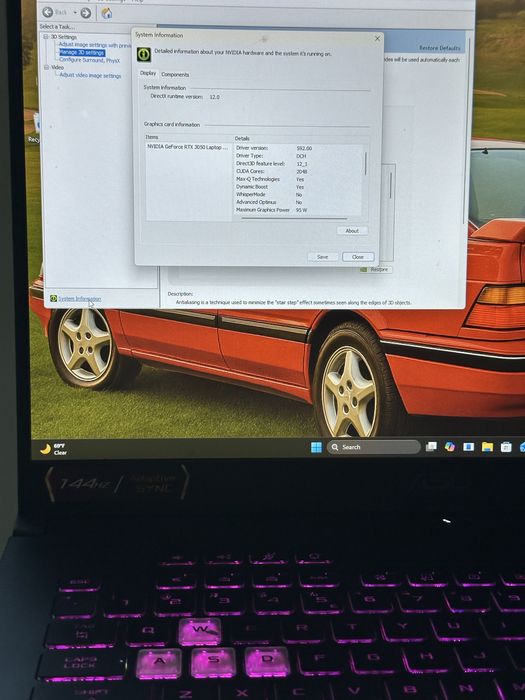 ASUS TUF Gaming F17 • 17.3” 144Hz • i5-12500H • RTX 3050 95W • 16GB • SSD 512GB