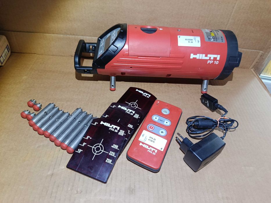 HILTI Laser PP 10 calibrat pentru tevi canalizare la cutie full BOX