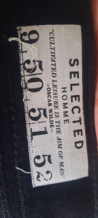 Джинсы черные широкие