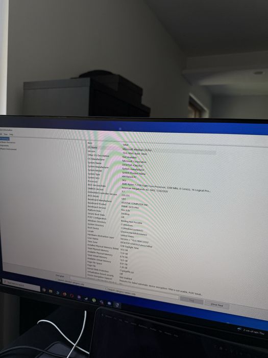 Desktop PC ASUS X470 – AMD Ryzen 7 2700, 16 GB RAM, Windows 10 Pro