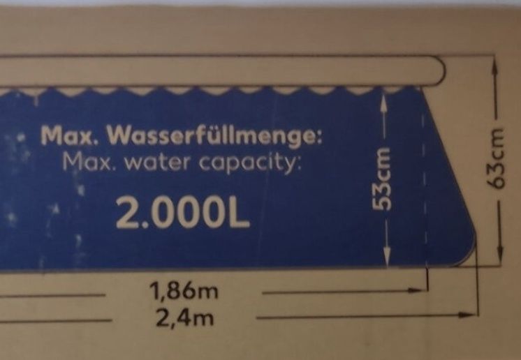 Нов Надуваем басейн 240х63см