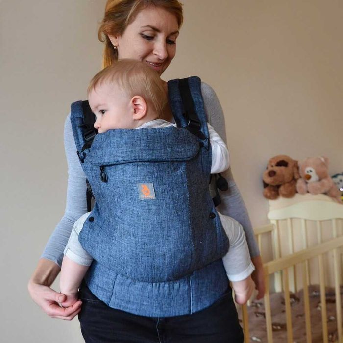 РАЗПРОДАЖБА | 6м+ | Ергономична раница Nashsling Next Linen (100% лен)