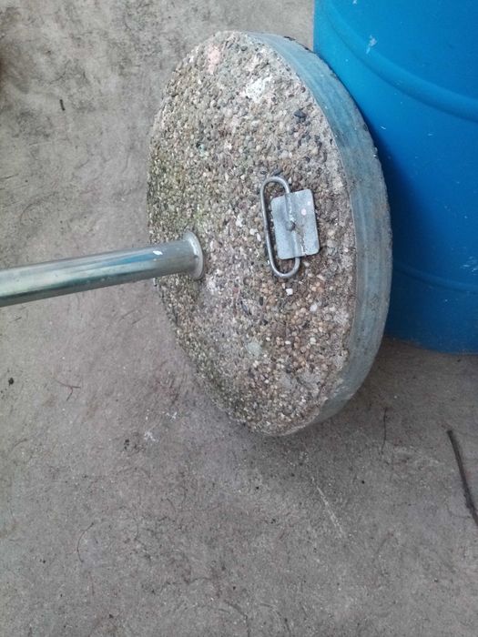 Бетона стойка за чадър