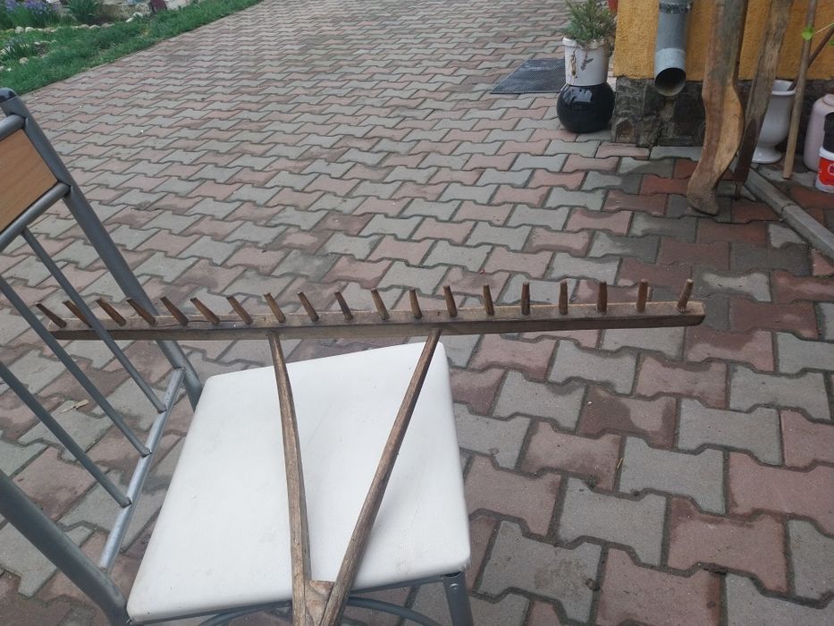 Vand grebla din lemn pt strâns fan