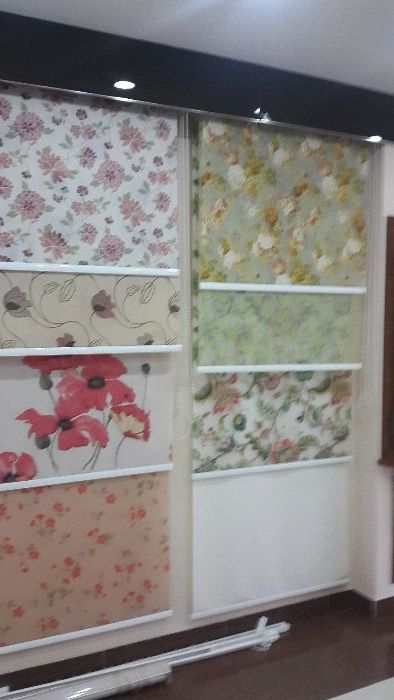 Жалюзи и комбо вертикальные гаризанталь Ролло Jalyuzi Kombo pardalari