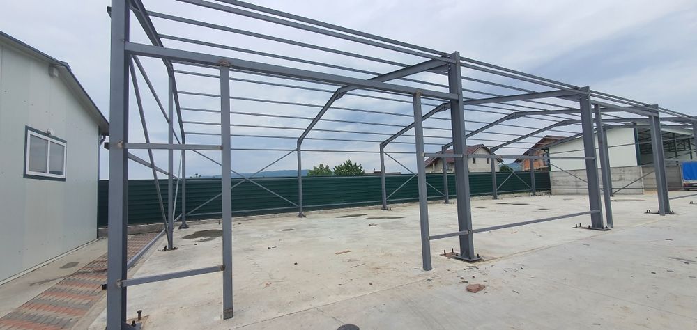 Vand hala metalica 8x14x3. Ipe 140