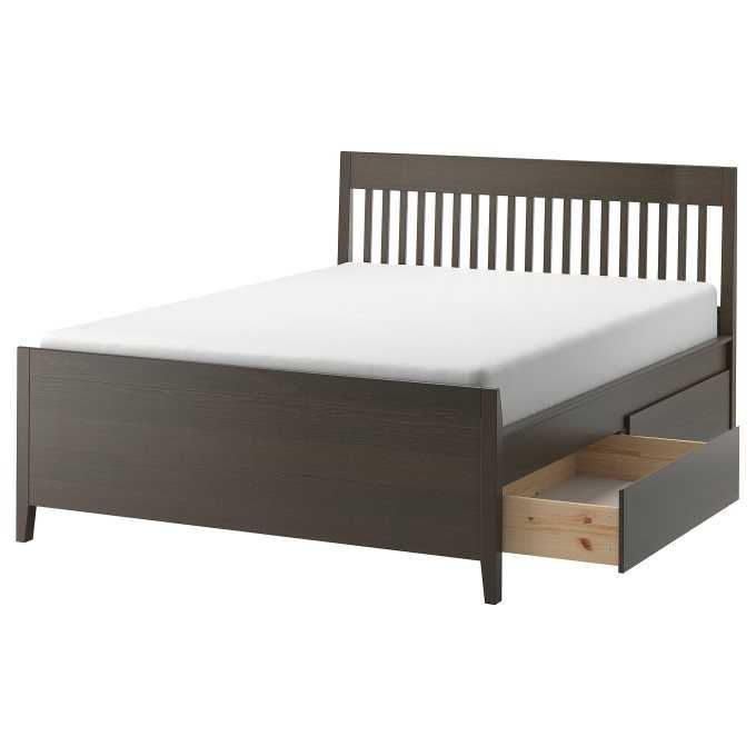 Спалня IKEA Idanas с чекмеджета и нощни шкафчета