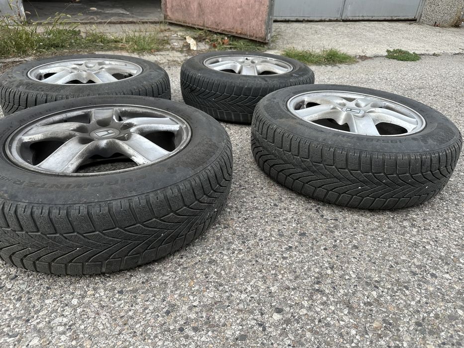 15” Алуминиеви оригинални джанти за Хонда със зимни гуми Фалкен