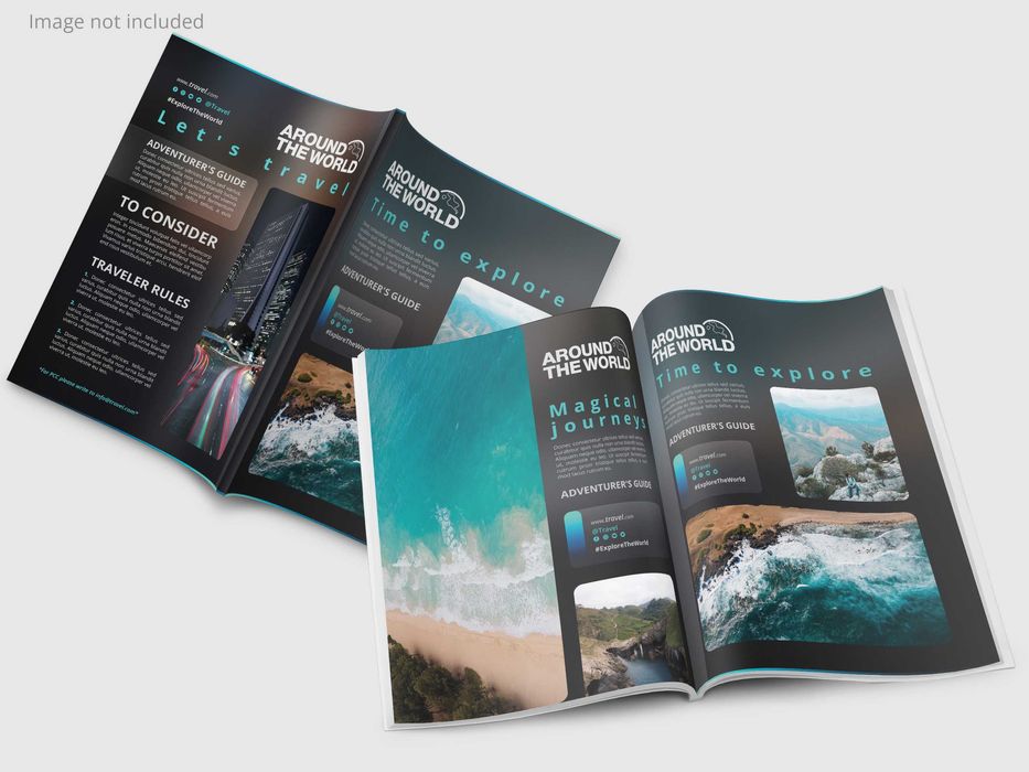 Brosuri / cataloage personalizate format A5, 8 pg. - 2,50 lei / buc