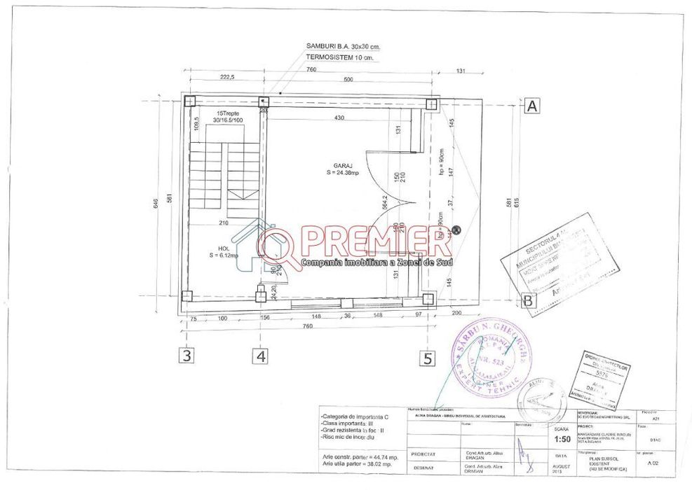 BRANCOVEANU - Budimex - 2 Cladiri 1000 mp