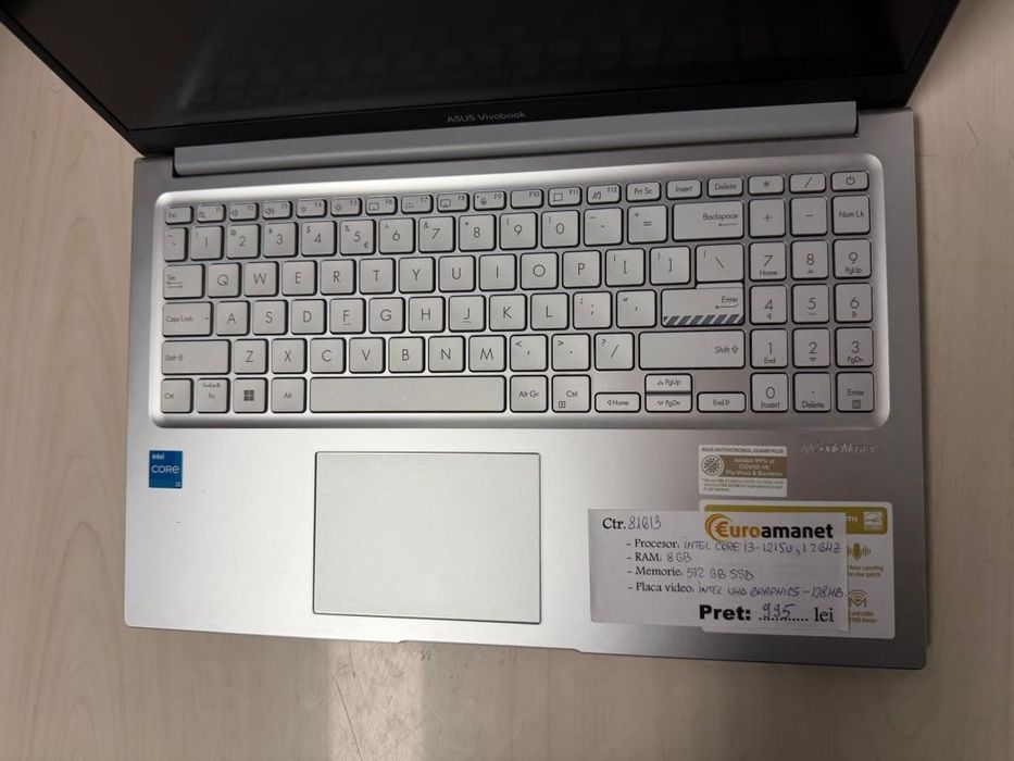 Laptop Asus VivoBook R1504Z, Intel Core i3-1215U -T-