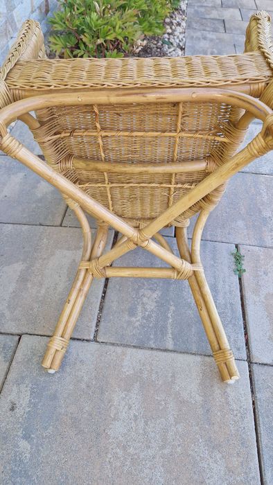 маса и столове естествен ратан