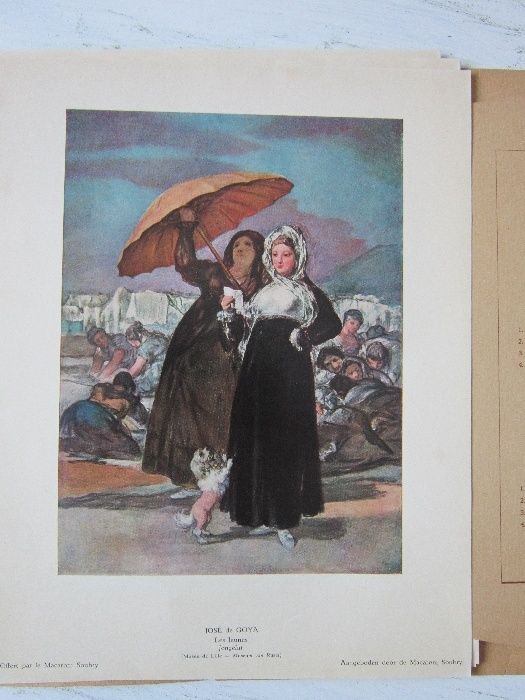 cadou deosebit  Goya 4 buc. SOUBRY 1958