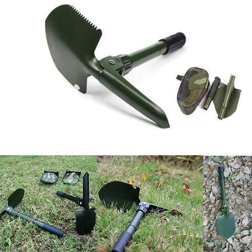 Мини Сгъваема Лопата С Кирка