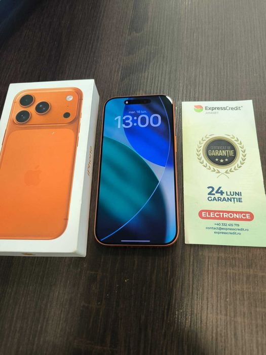 iPhone 17 Pro 256GB 100% Bateria (ag24 Harlau b.46110)-Garantie 2 ani!