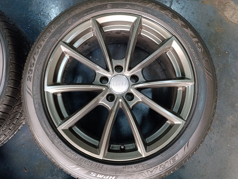 Jante  Audi A4,A5,A6 cu anvelope vara Noi 235 50 18 Maxxis Bravo HPM5
