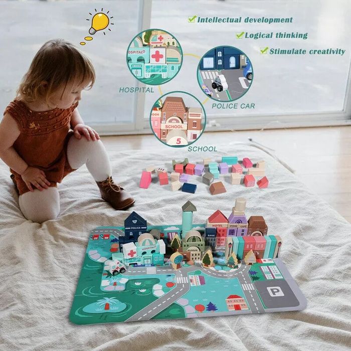 Деревянный набор игрушки