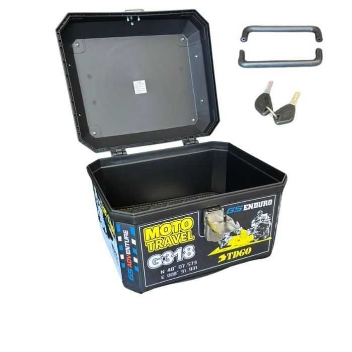 Куфар за мотор Automat, Цветен, 45L, Водоустойчив