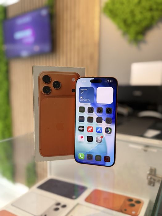 **ATS GSM**iPhone 17 Pro Max 1Tb Orange/Bat100%/Grad A/Fact+Gar