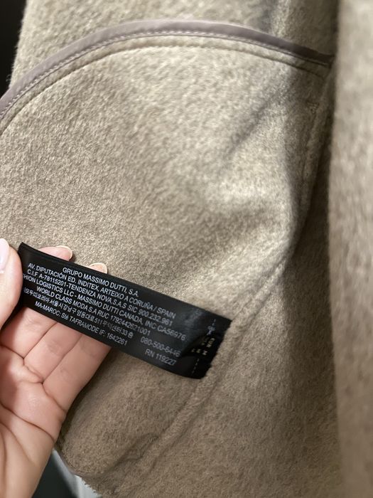 Вълнено късо палто MASSIMO DUTTI