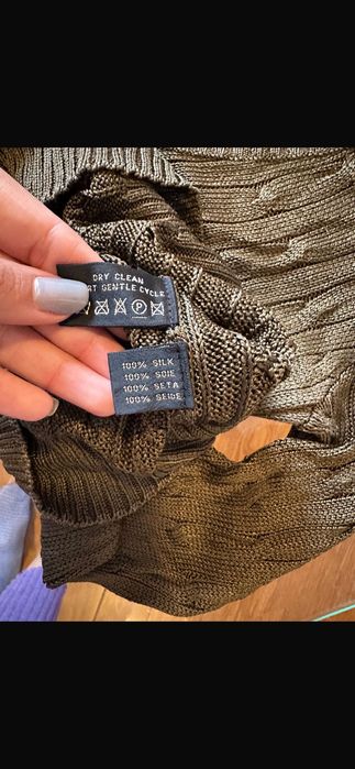 Pulover Ralph Lauren mătase