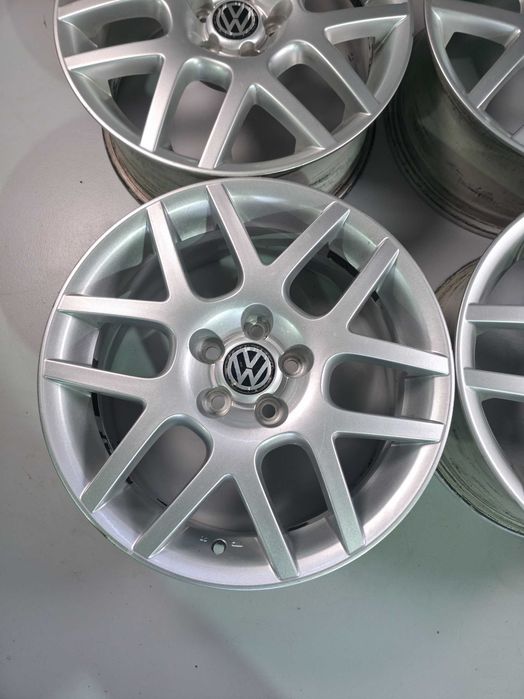 4 Jante Aliaj 5x100 16'' OEM VW Golf 4 VW T-Cross VW Taigo / Skoda Fabia Kamiq Rapid Scala - 6.5J ET 42 !